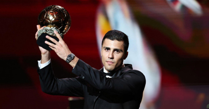 Rodri wins men’s Ballon d’Or award